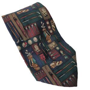 Alynn Neckwear Golf Shop Clubs Shoes Gloves Tees Balls Novelty Silk Necktie